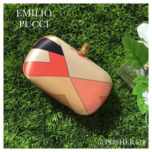 EMILIO PUCCI SATIN CLUTCH BAG